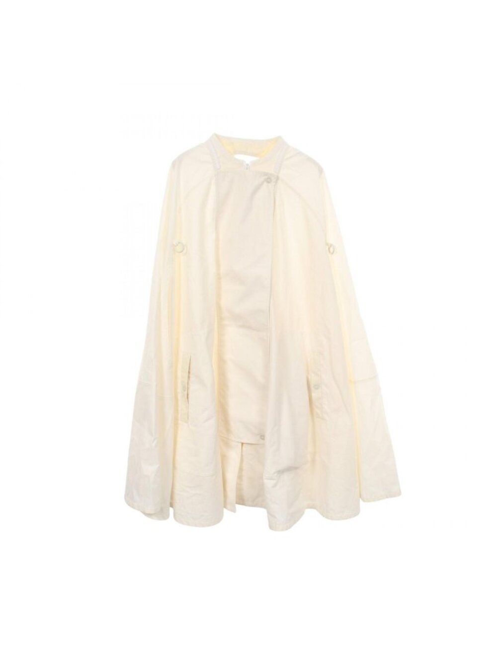 Hermes Poncho Sellier Buttons Cape